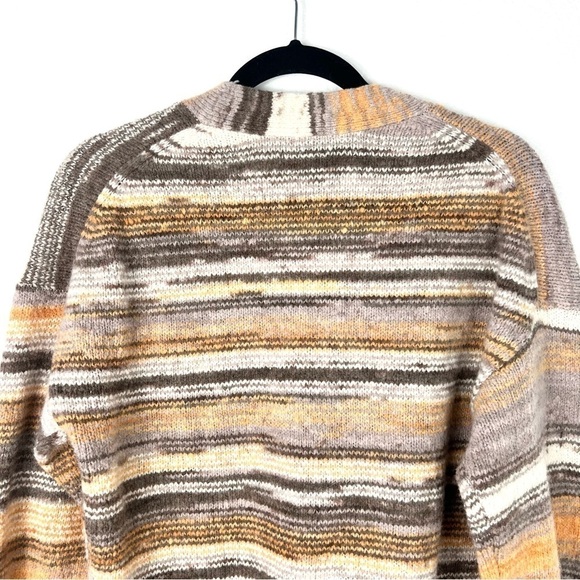 J. CREW Space-Dyed Ribbed V-Neck Cardigan
Sweater Tan Orange size S - Picture 4 of 8